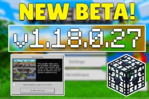 Minecraft PE 1.18.0.27 apk free