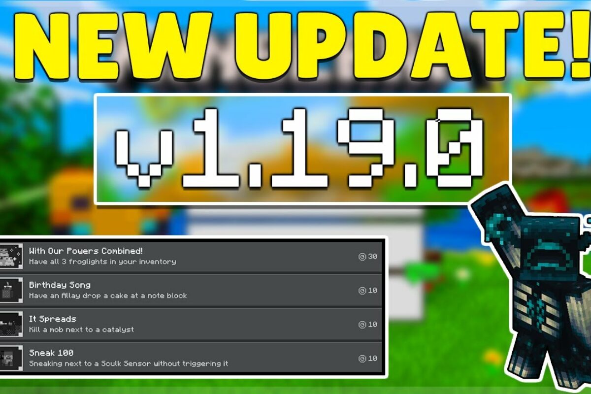 Download Minecraft PE 1.19 and 1.19.0 The Wild Update APK free
