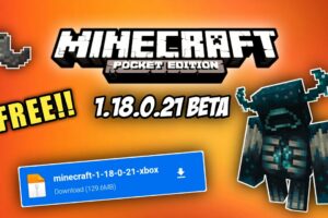 Minecraft PE 1.18.0.21 apk free