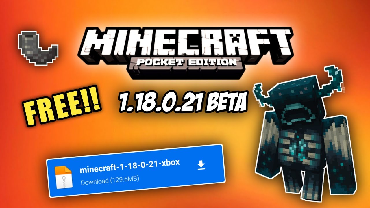 Download Minecraft PE 1.18.0.21 for Android